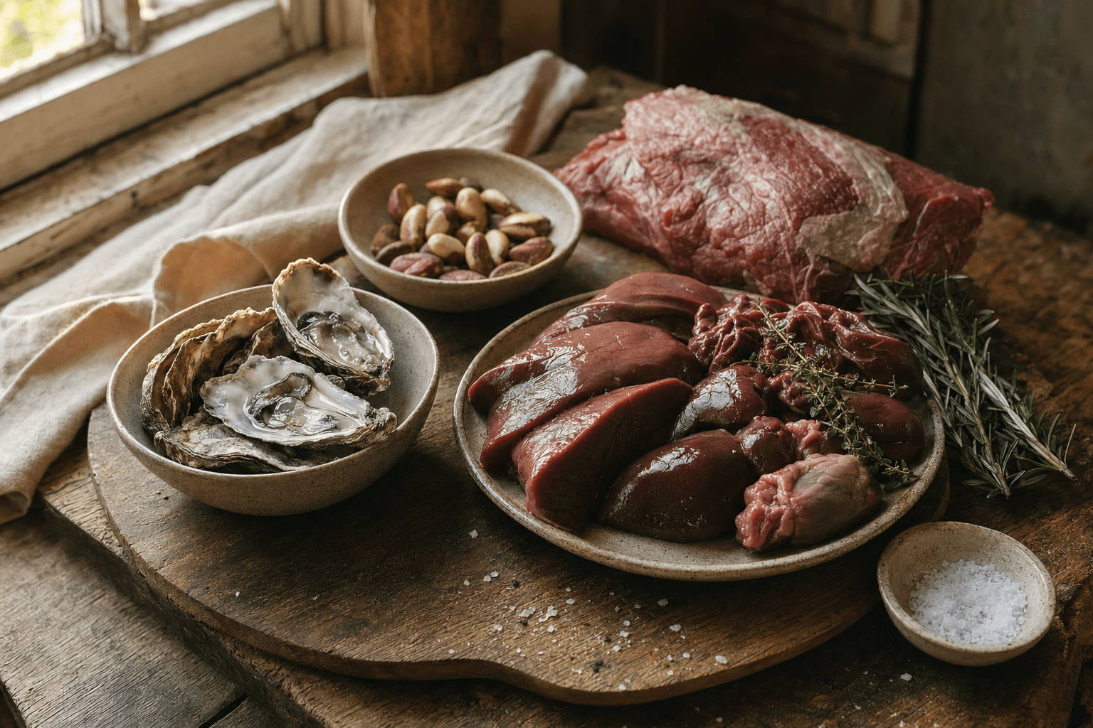 Beef Organs and Male Fertility: Zinc, Selenium and CoQ10 — beef organs male fertility zinc selenium