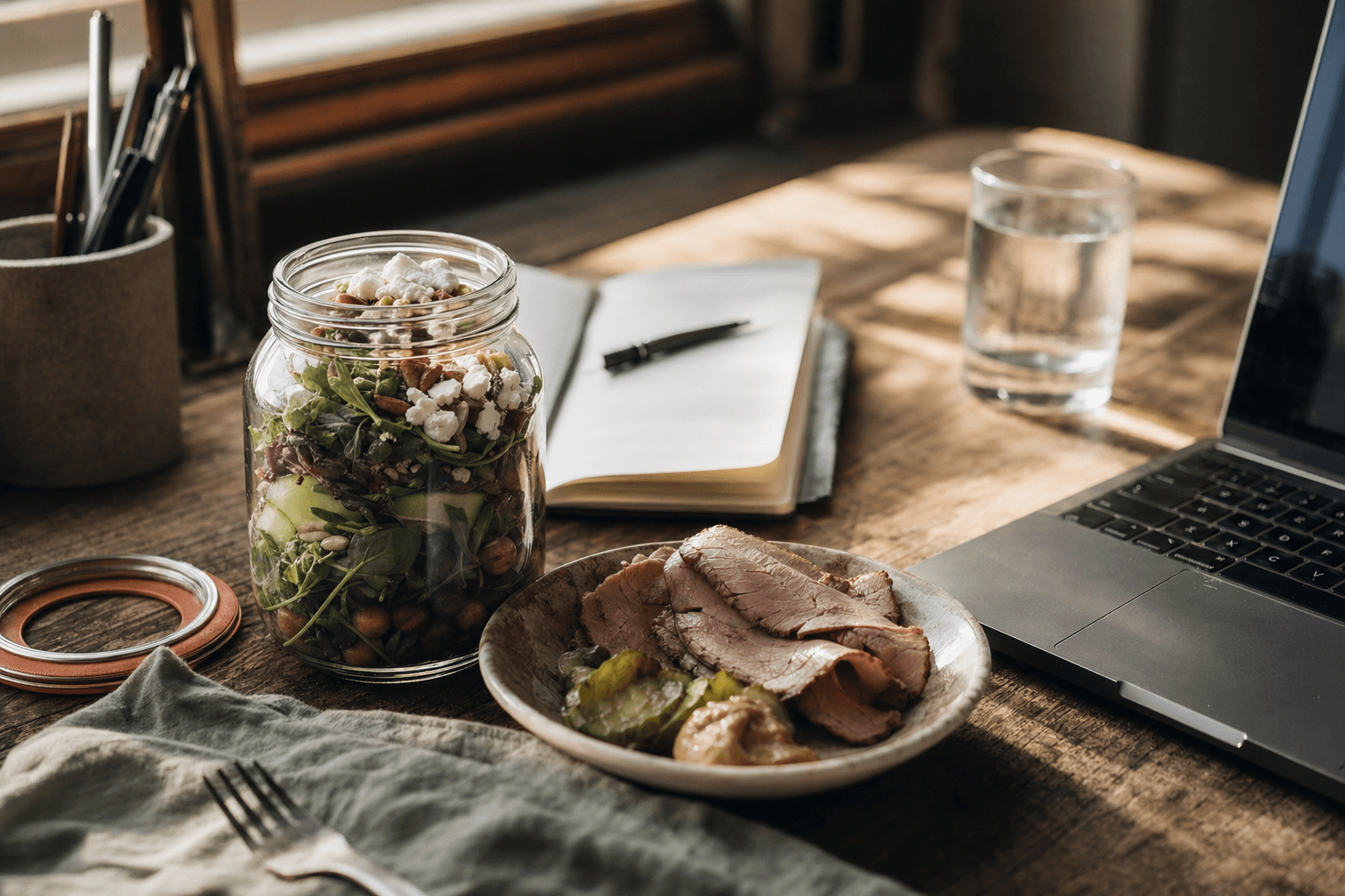 What to Pack for Lunch When You Work at a Desk All Day — desk job lunch ideas