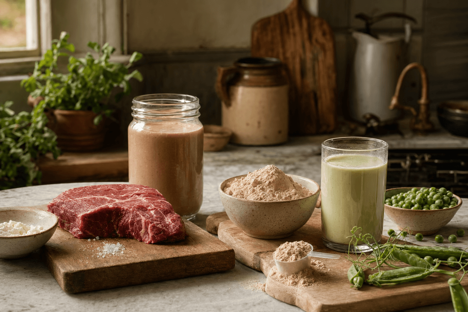 Grass-Fed Beef Protein vs Pea Protein: A Complete Comparison