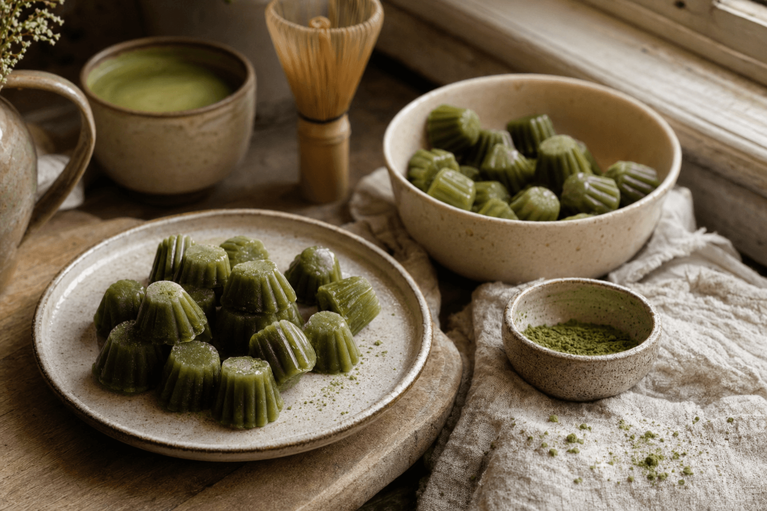 Matcha Latte Gummies with Collagen and Gelatine — matcha collagen gummies recipe