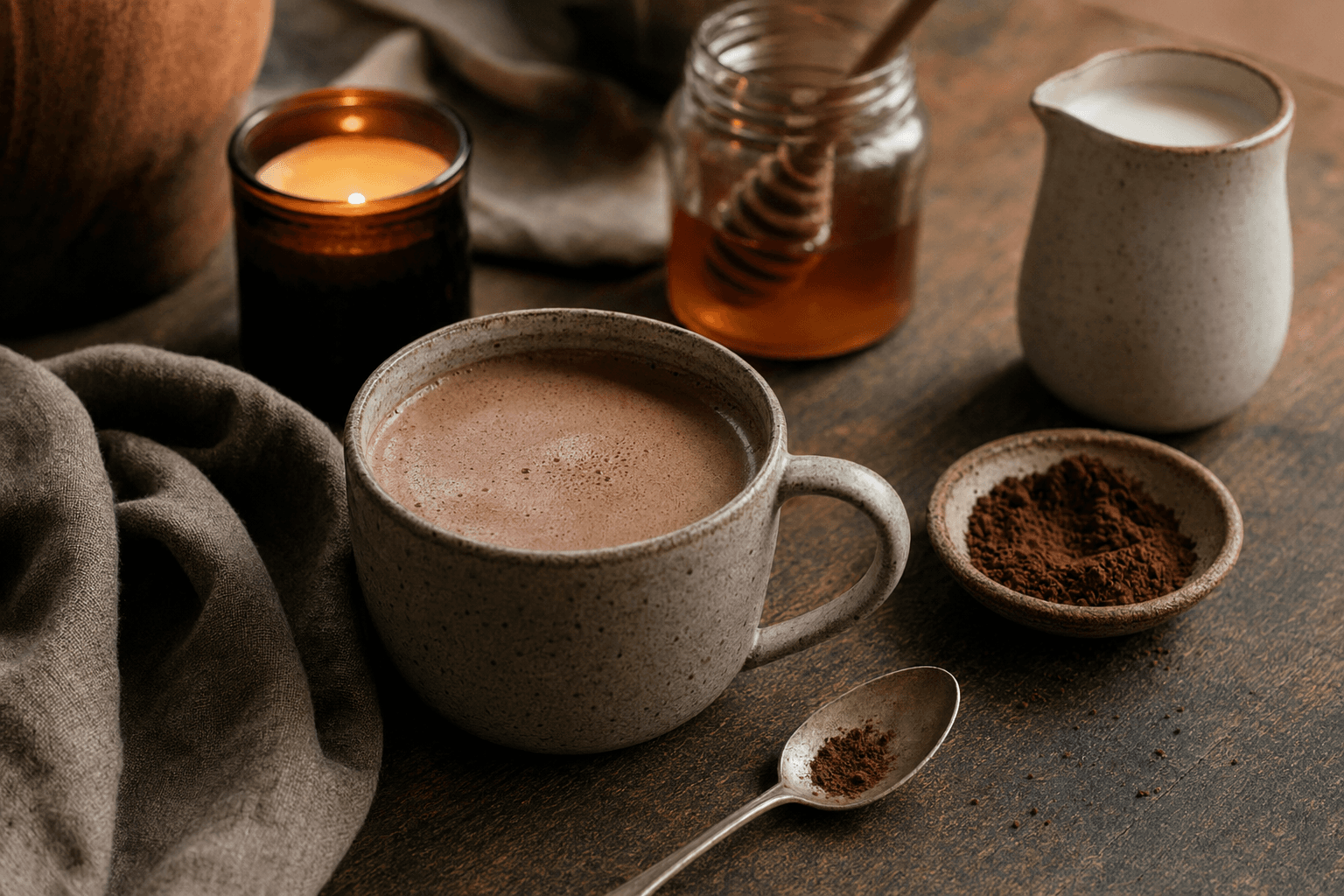 Raw Milk Hot Chocolate with Collagen — hot chocolate recipe collagen