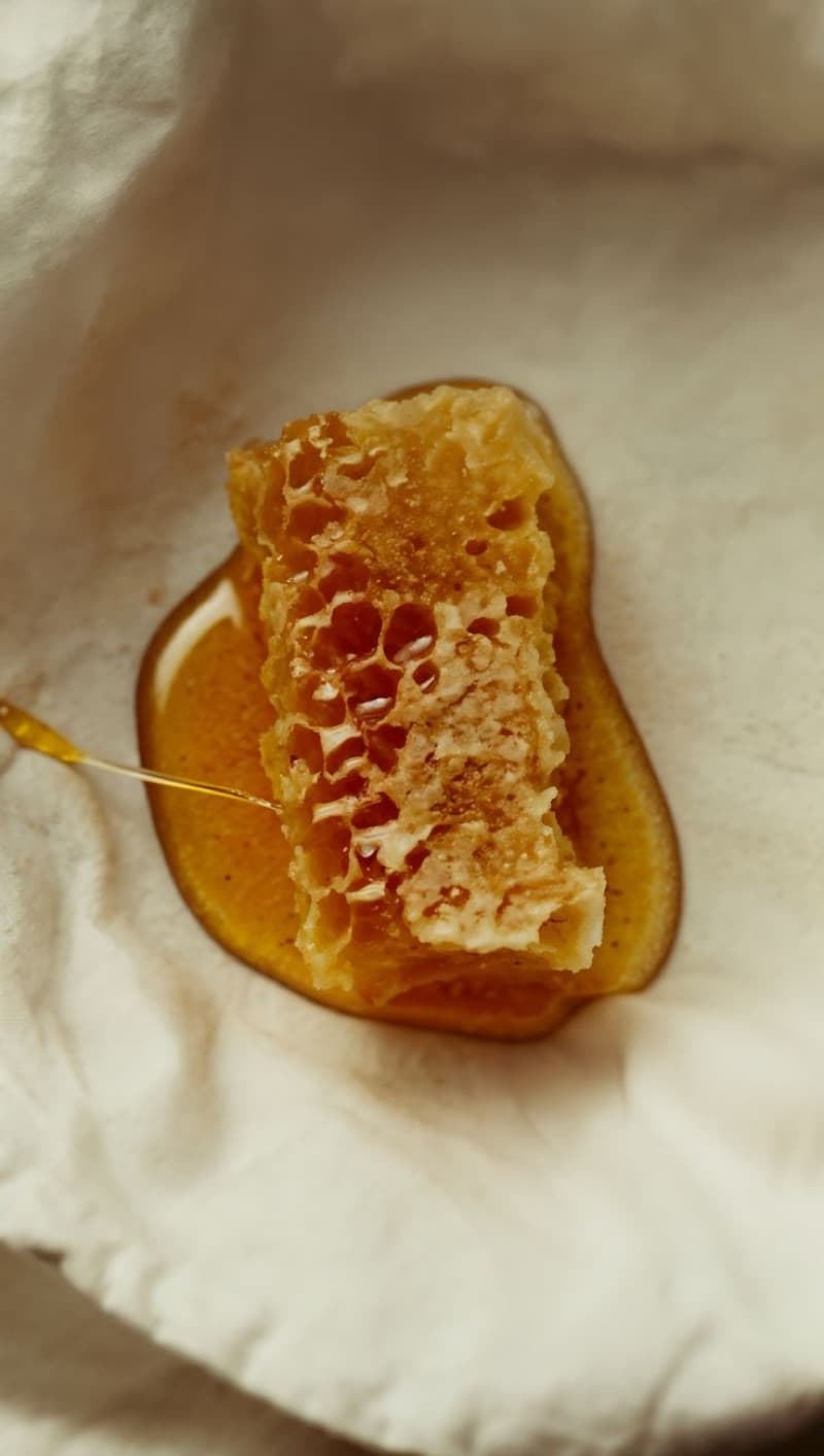 Raw honeycomb