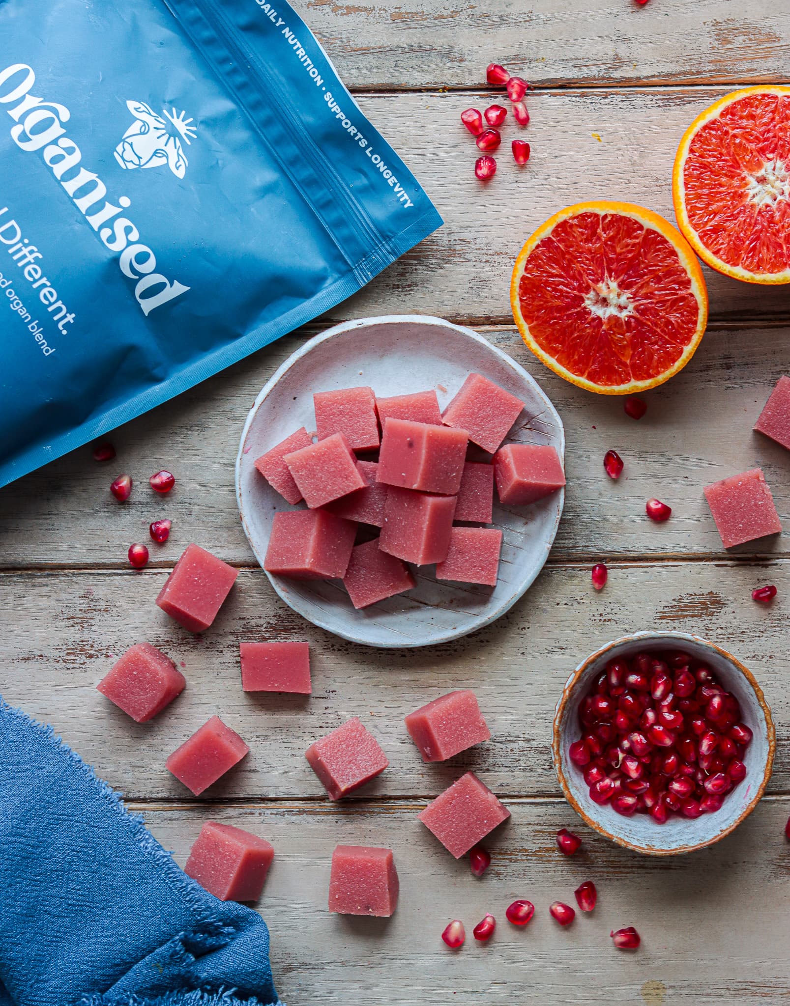 Animal-based fruit gummies