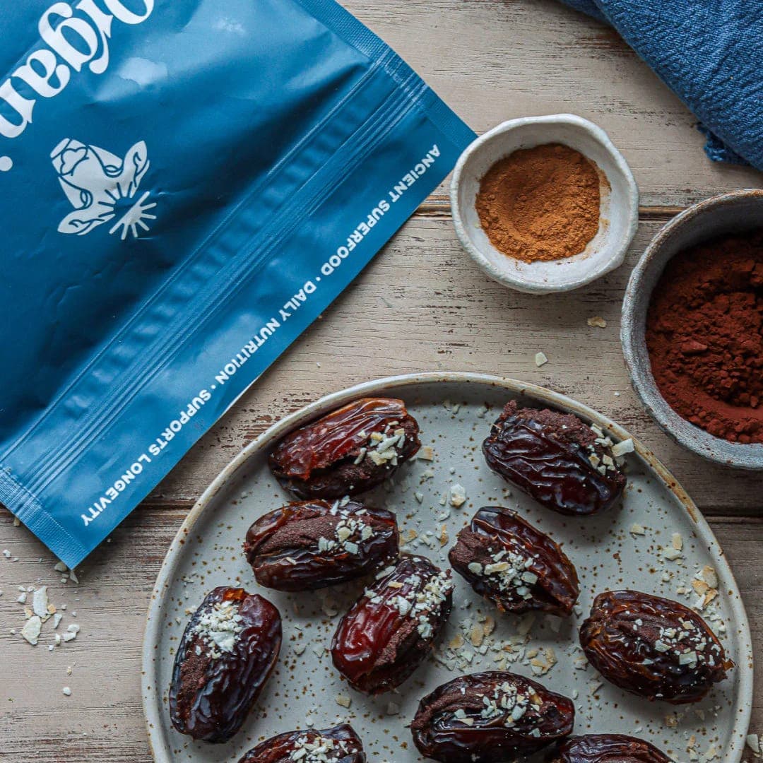Whole food ingredients: dates, spices and the Organised blend