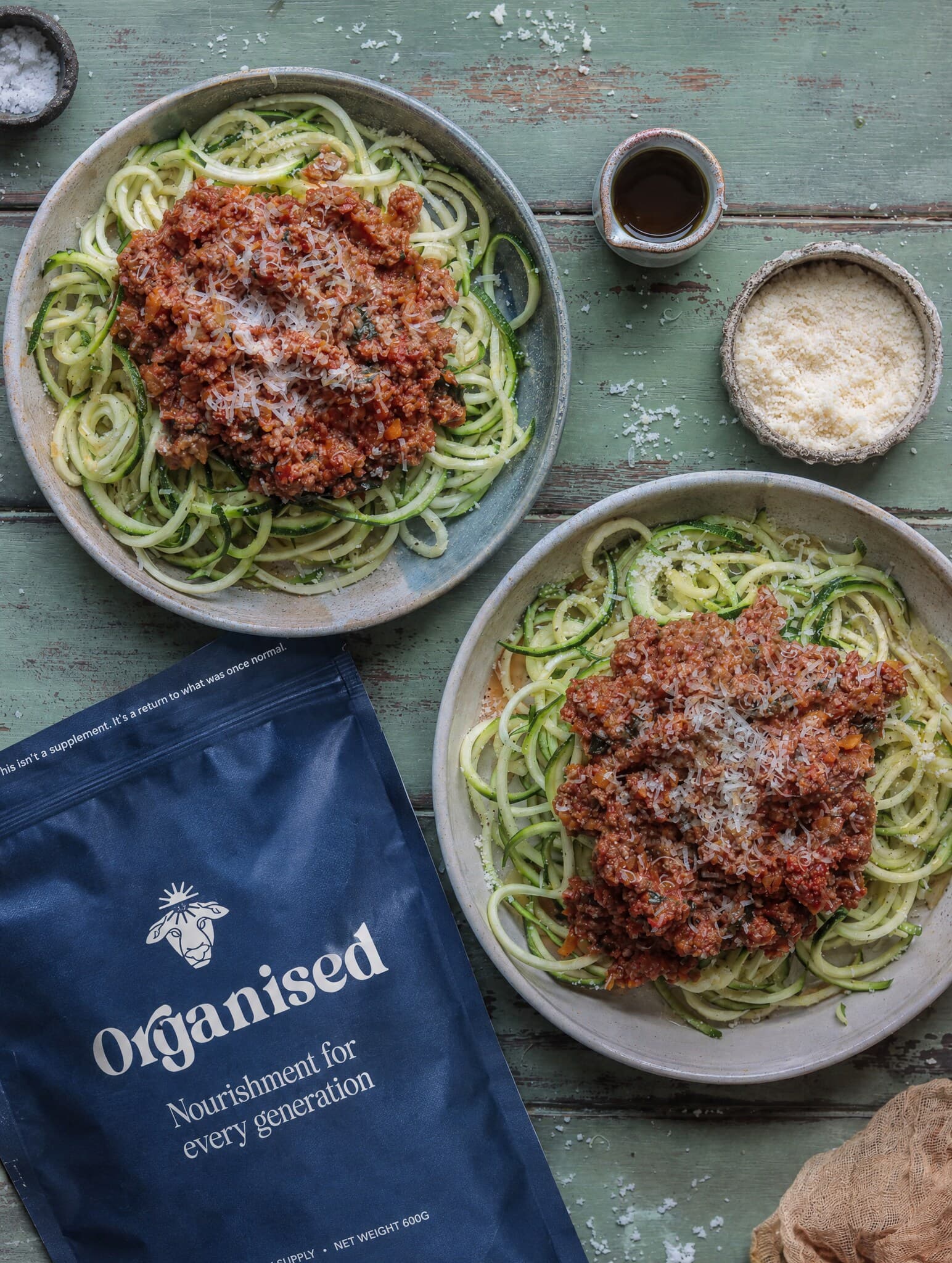 Beef organ bolognese