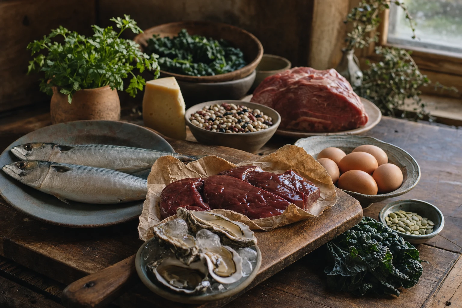 Mineral-rich foods comparison