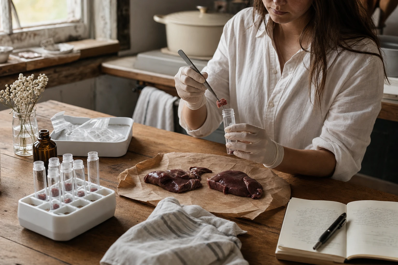 Laboratory testing equipment and samples