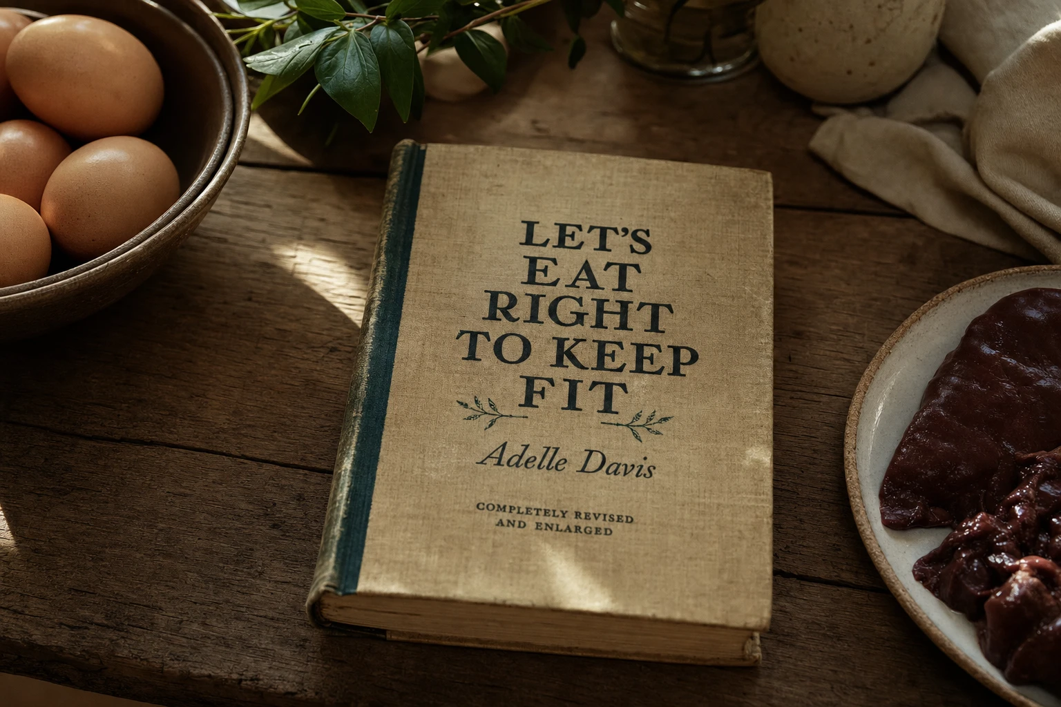 Adelle Davis book cover from the 1960s
