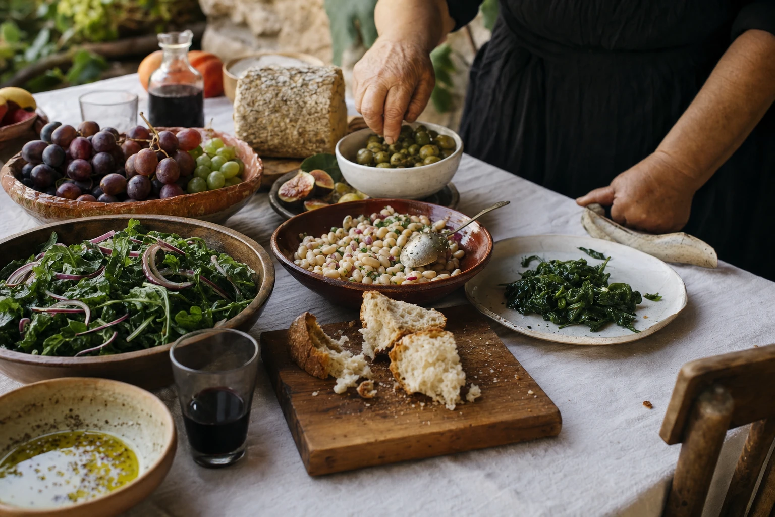 Traditional foods from a blue zone region