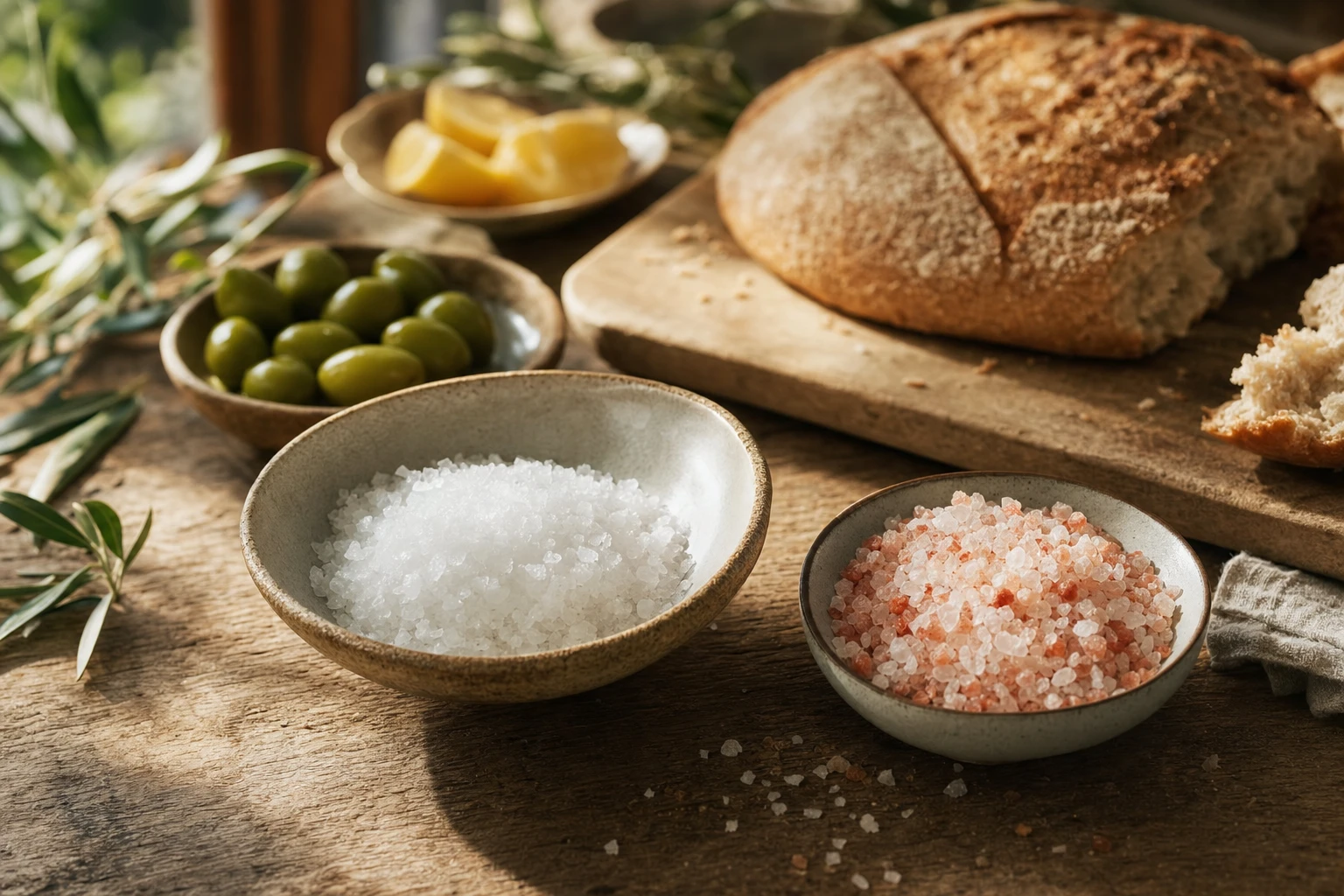 Celtic sea salt vs Himalayan salt side by side