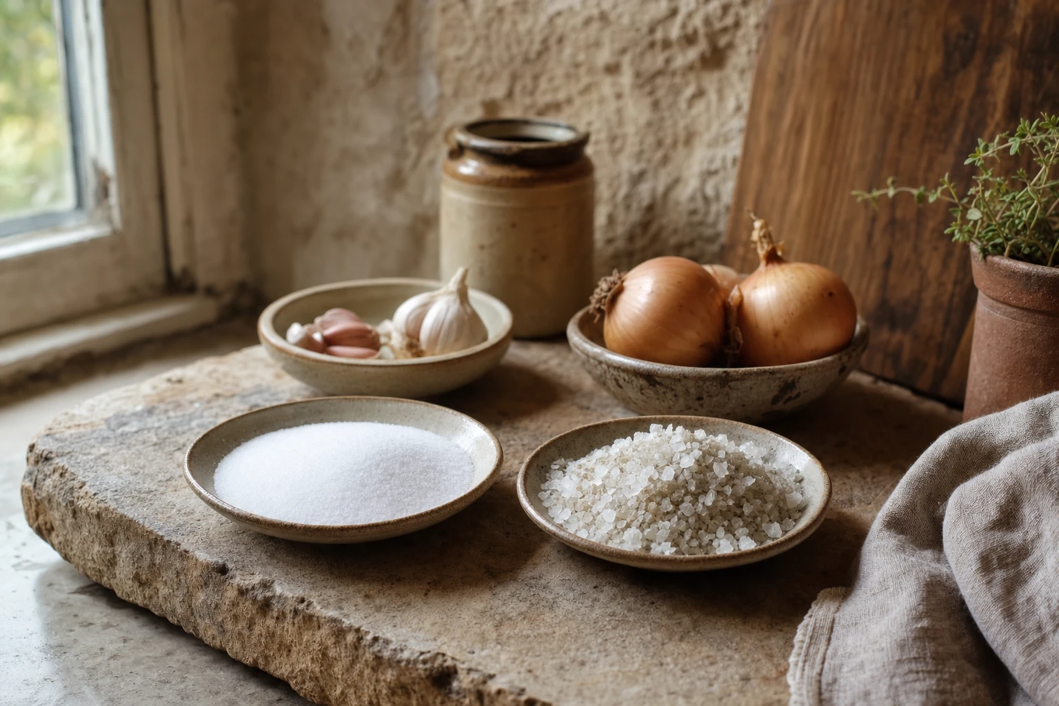 Salt vs Celtic sea salt side by side
