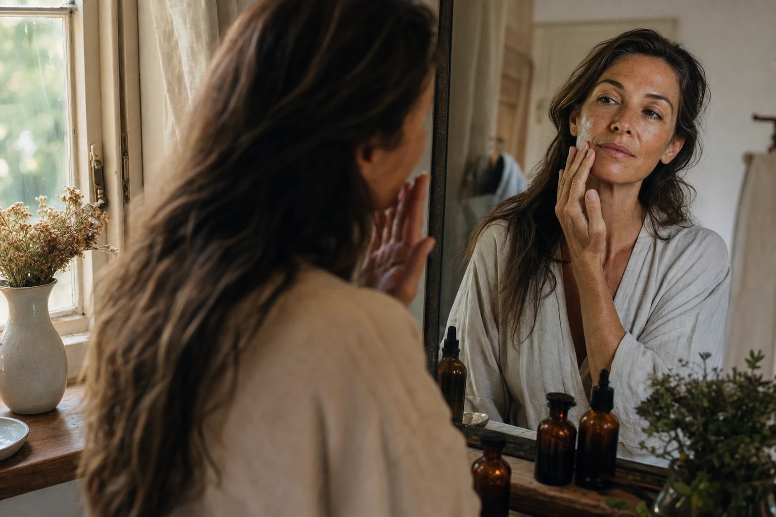 Collagen structure and skin aging