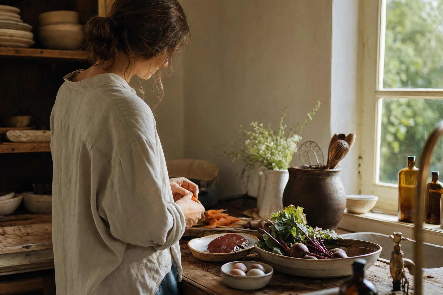 Cortisol rhythm and nutritional depletion