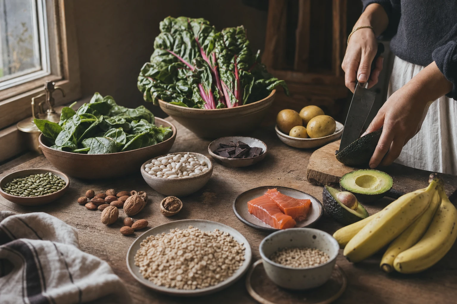 Magnesium-rich foods and sources