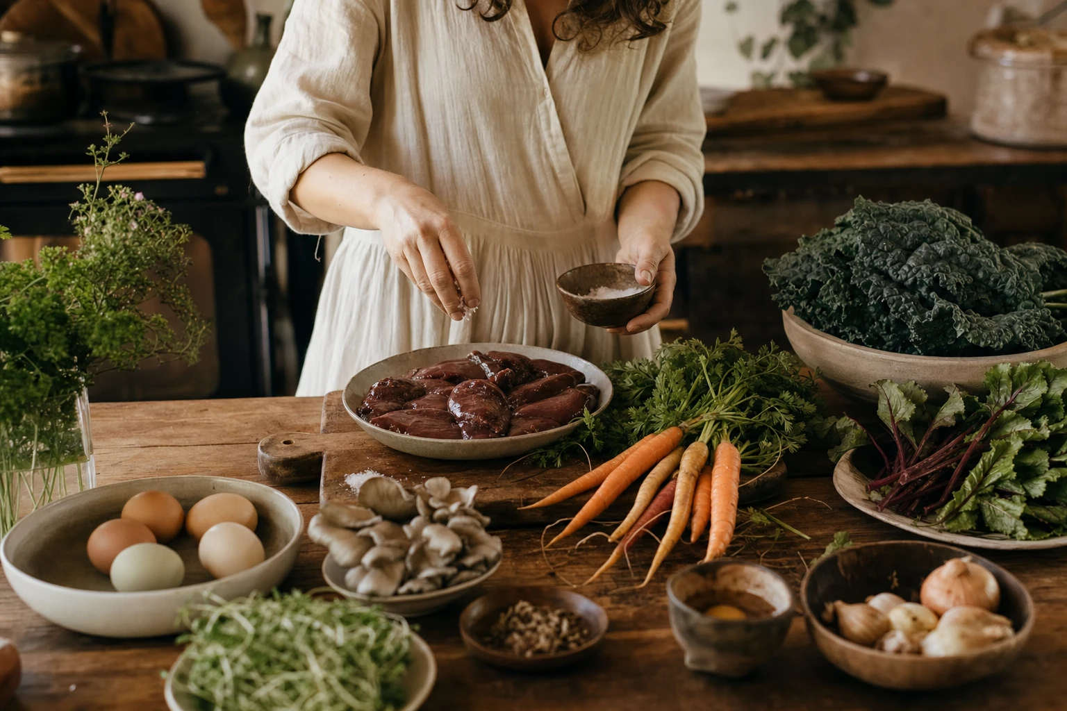 Nutrient-dense foods for stress management