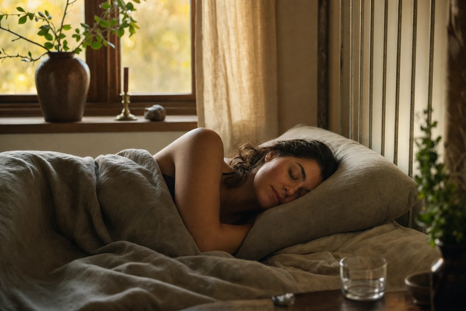 Body temperature changes during sleep onset