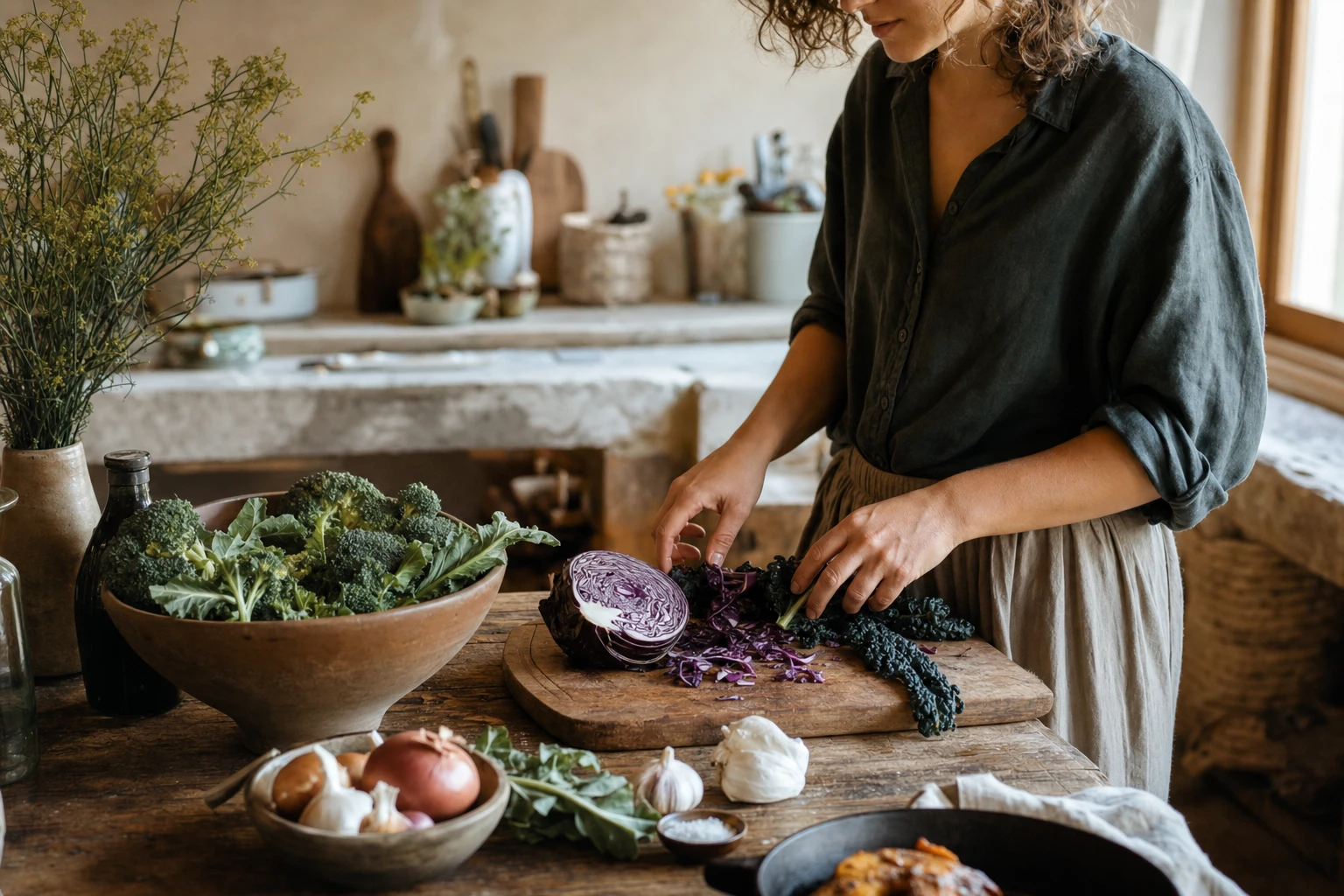Cruciferous vegetables and hormone-supporting meals