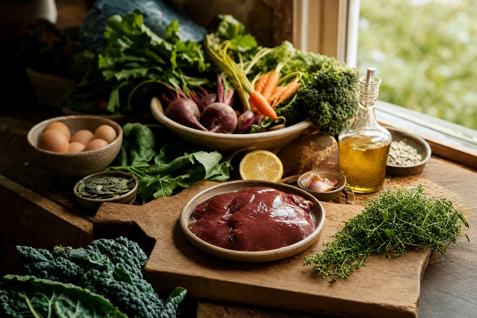 Nutrients required for liver detoxification