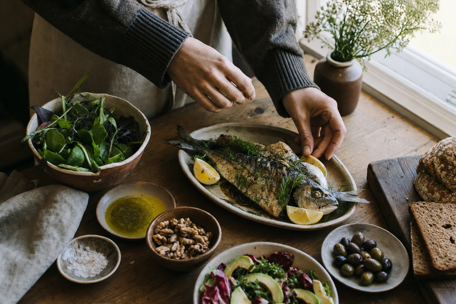 Omega-3 rich foods and anti-inflammatory meals
