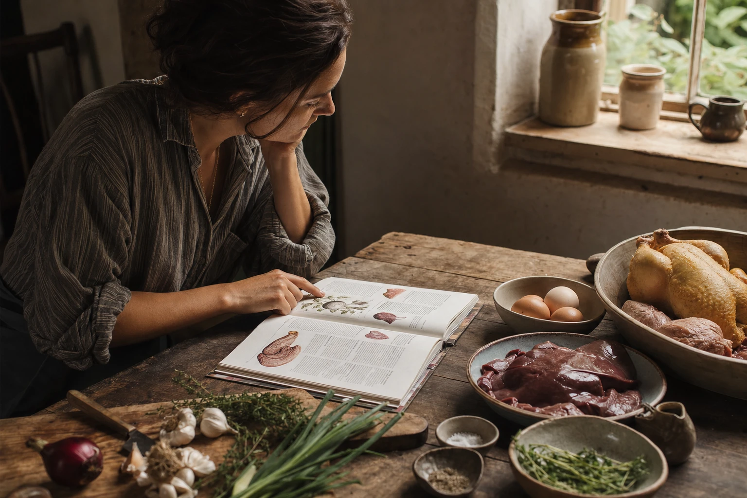 Specific foods documented, scientific detail visible, beautiful