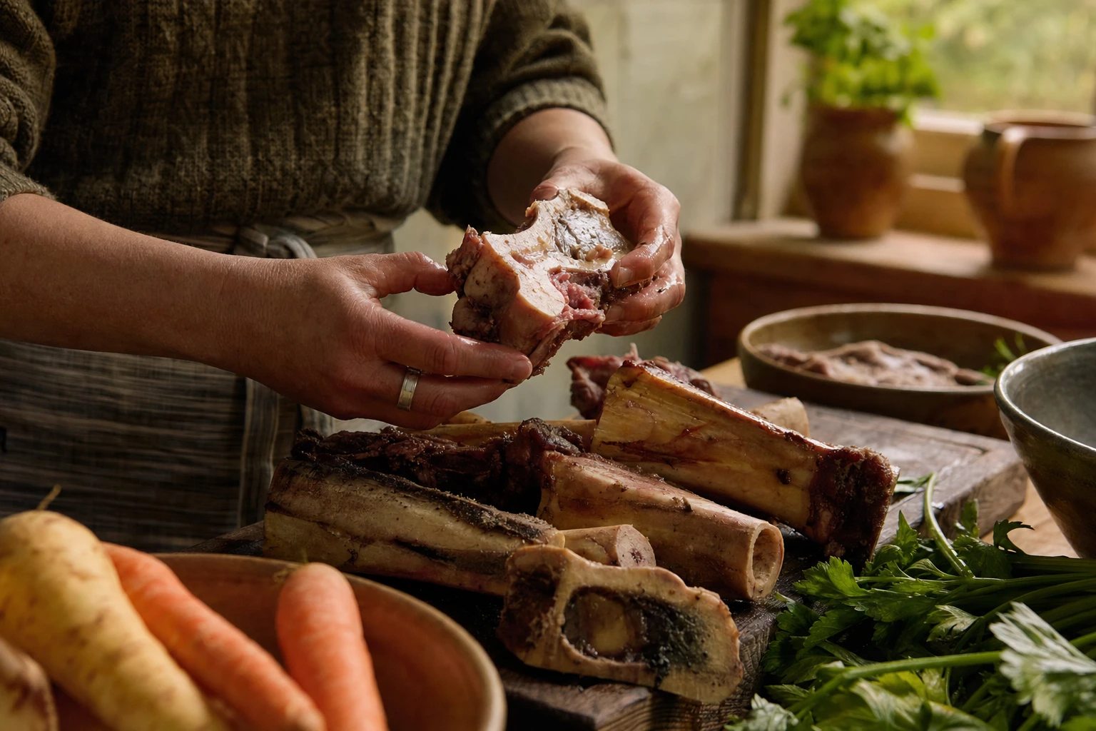 Healthy cartilage versus osteoarthritic changes