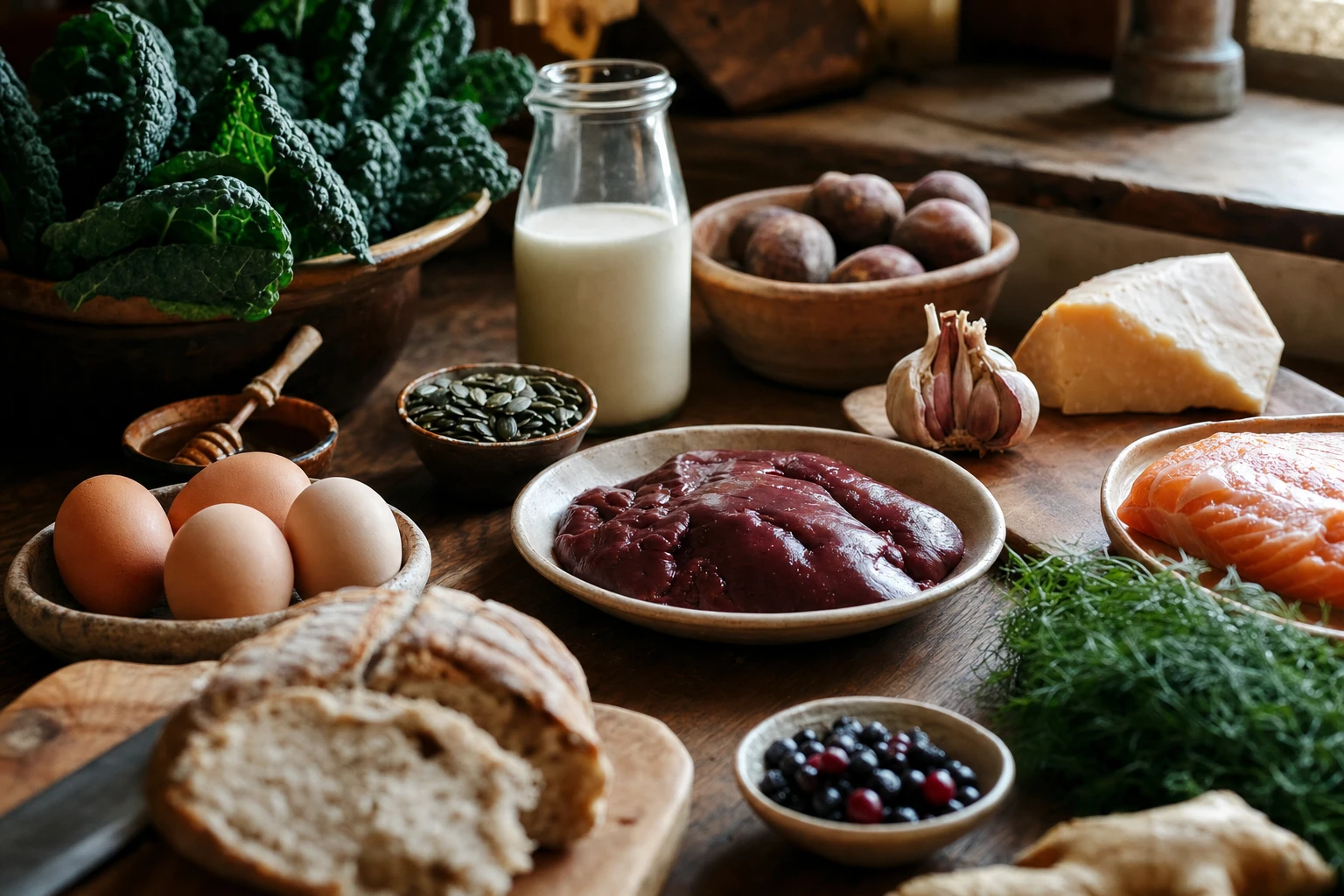Foods rich in each repair nutrient