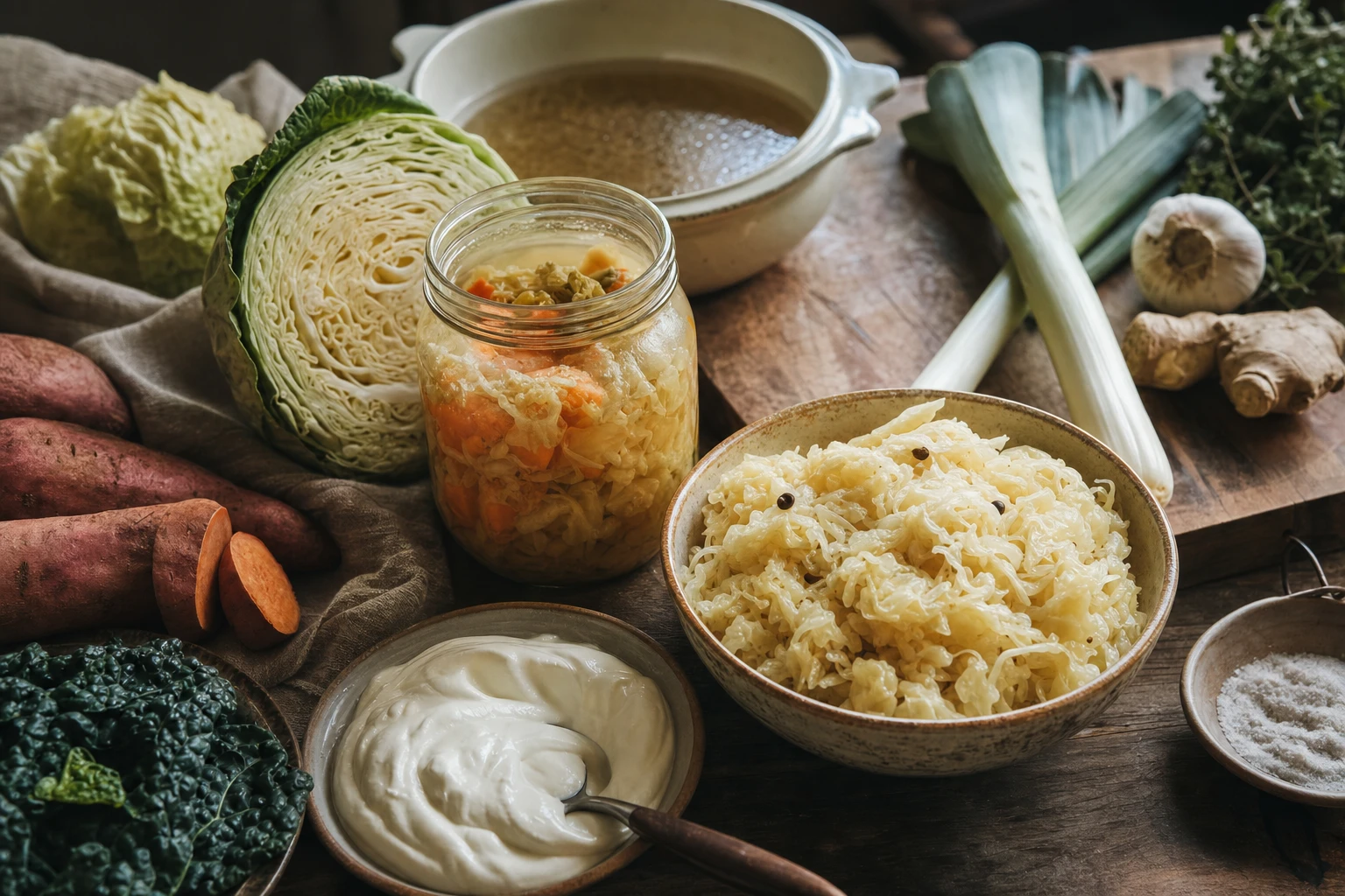 Healthy foods that support gut barrier integrity