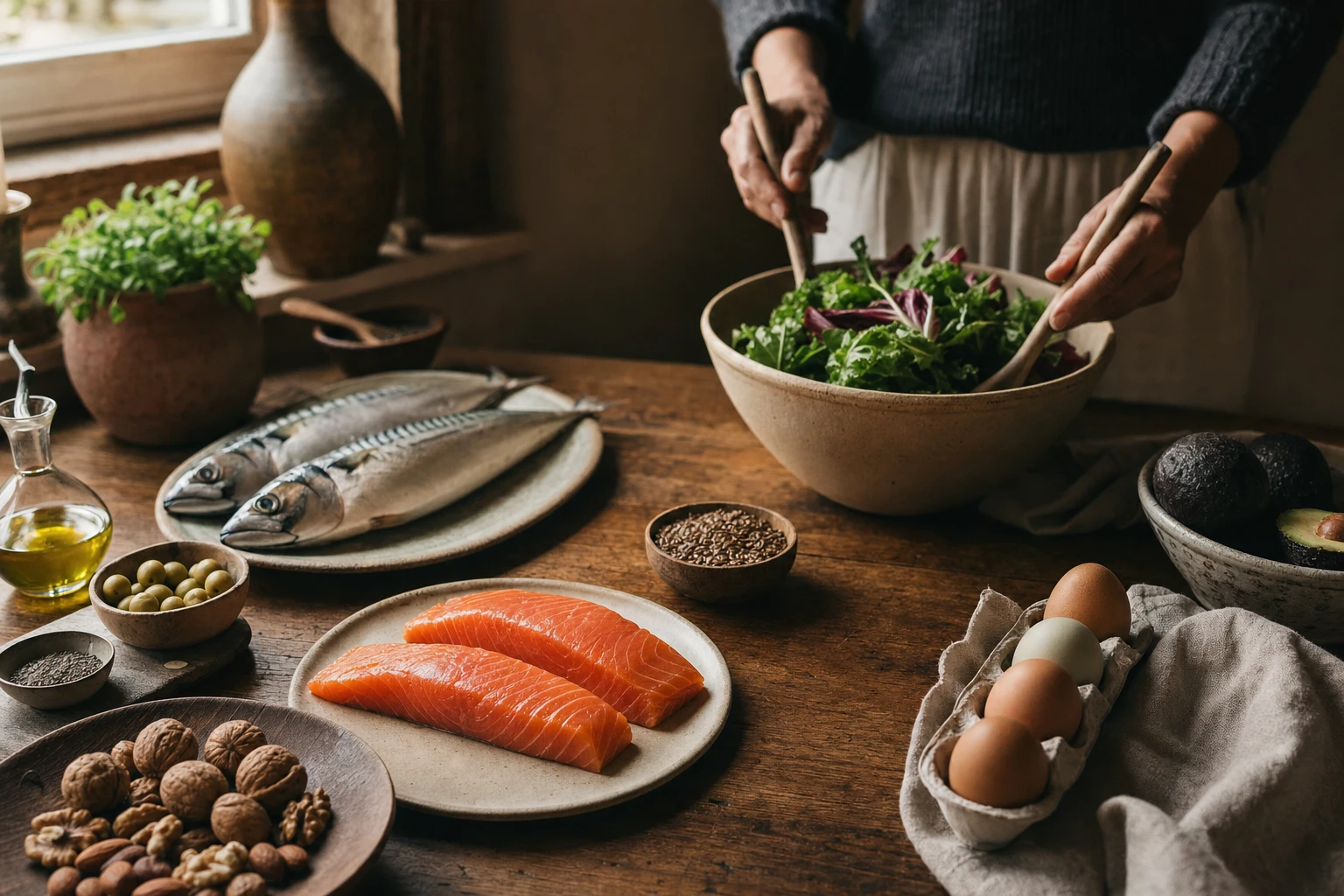 Omega-3 vs omega-6 comparison chart