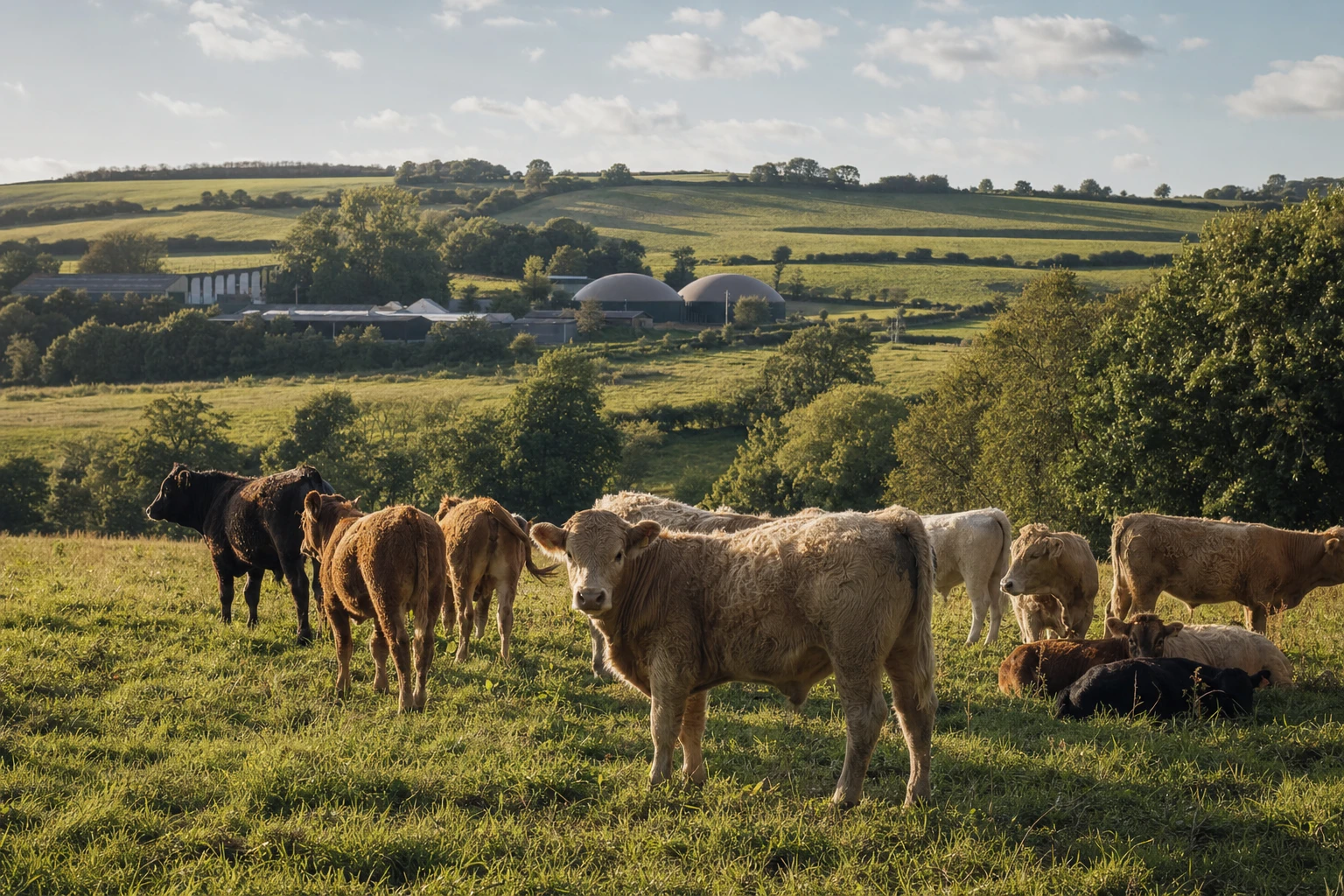 Comparison of bioreactor facility and pastoral farmland