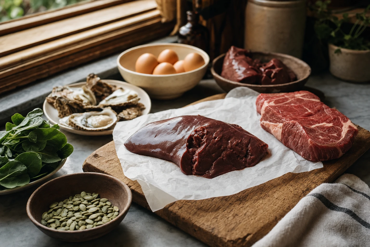 Iron-rich foods ranked by bioavailability
