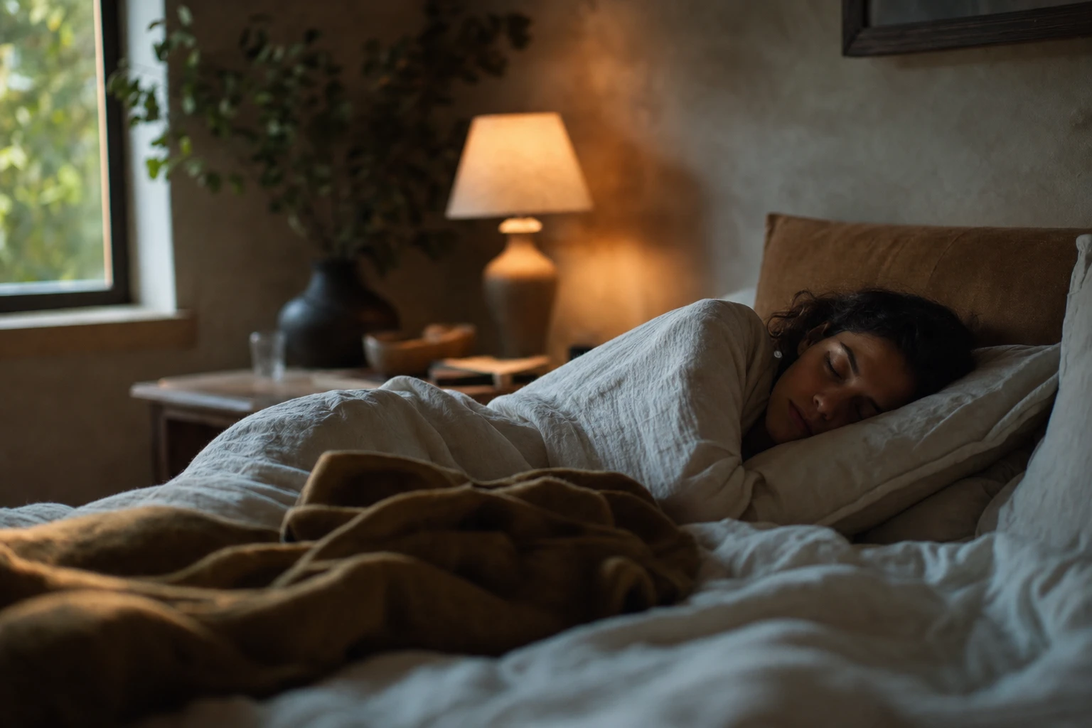 Brain activity patterns during sleep stages (deep sleep vs light sleep)