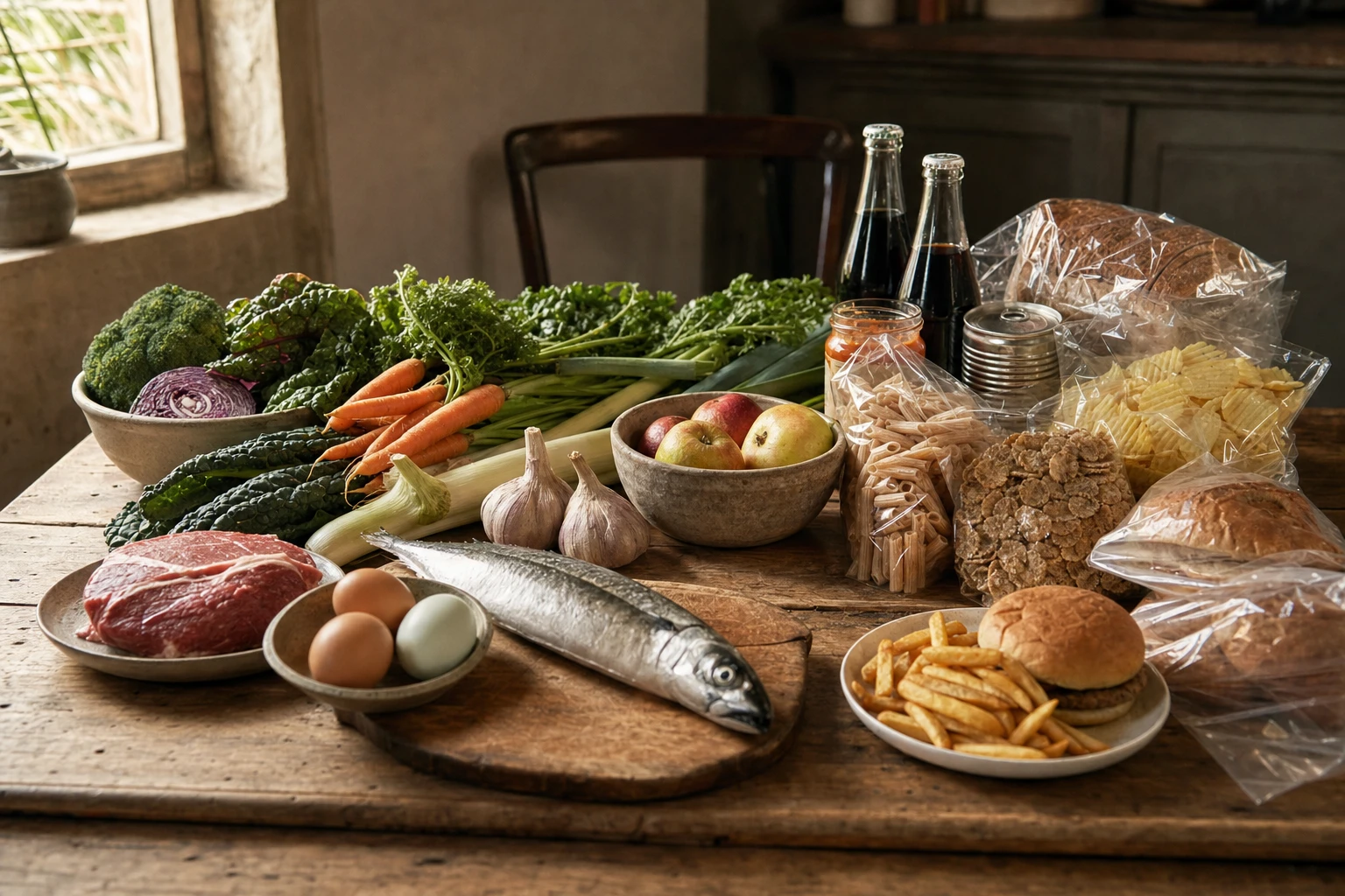 The rise of metabolic disease markers alongside changes in food availability and manufacturing over 50 years