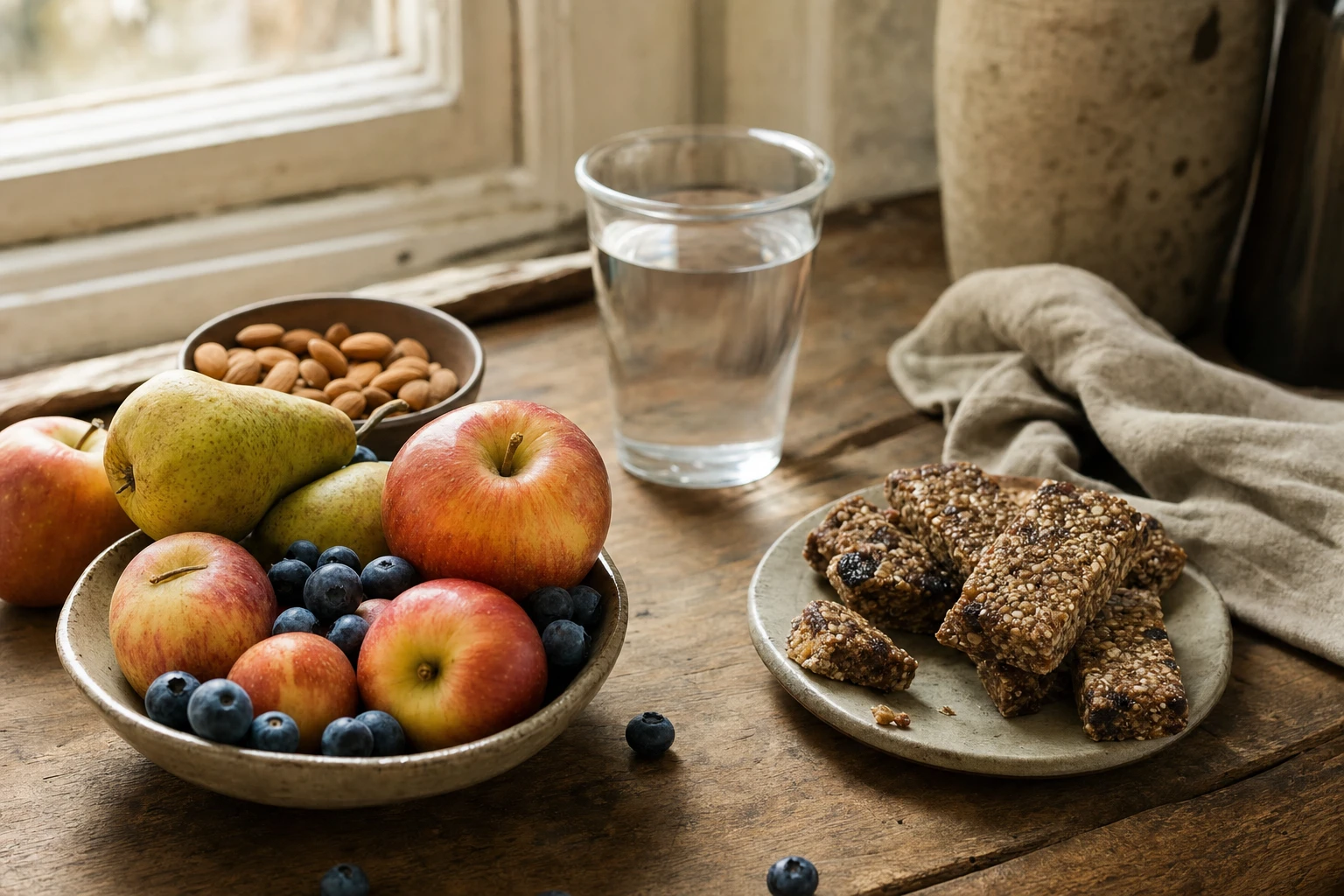Ingredients label comparison: whole fruit versus sports nutrition bar