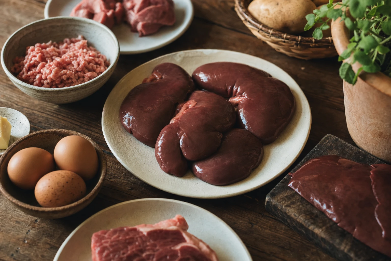 Nutrient density comparison: kidney vs other organs